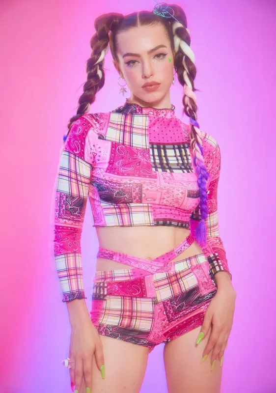 Kick It With You Long Sleeve Top sold by Dolls Kill