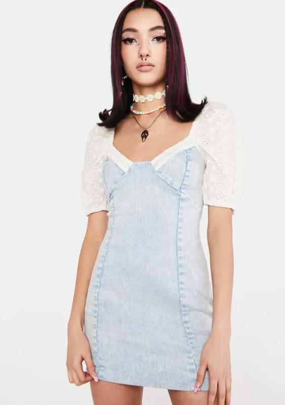 Heaven Sent Mini Dress sold by Dolls Kill