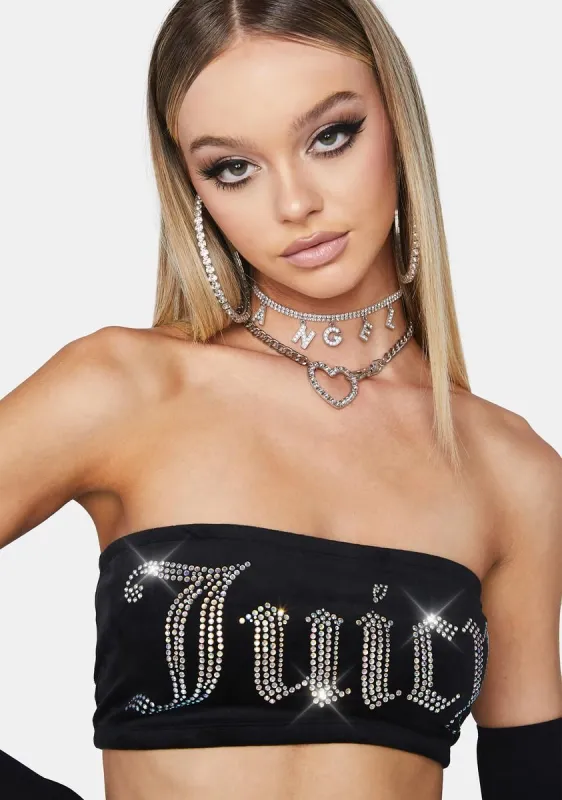 Juicy Couture Velour Tube Top | Parallel