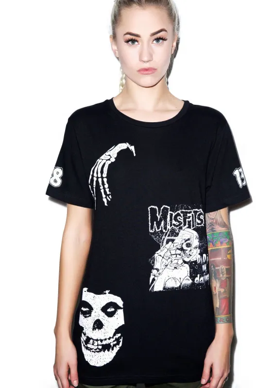 Misfits Megaprint Tee sold by Dolls Kill