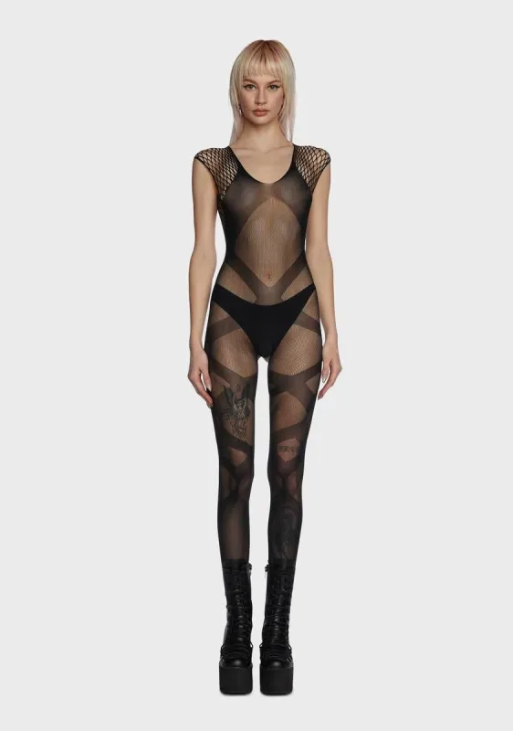 Sensual Proclivities Fishnet Bodystocking sold by Dolls Kill