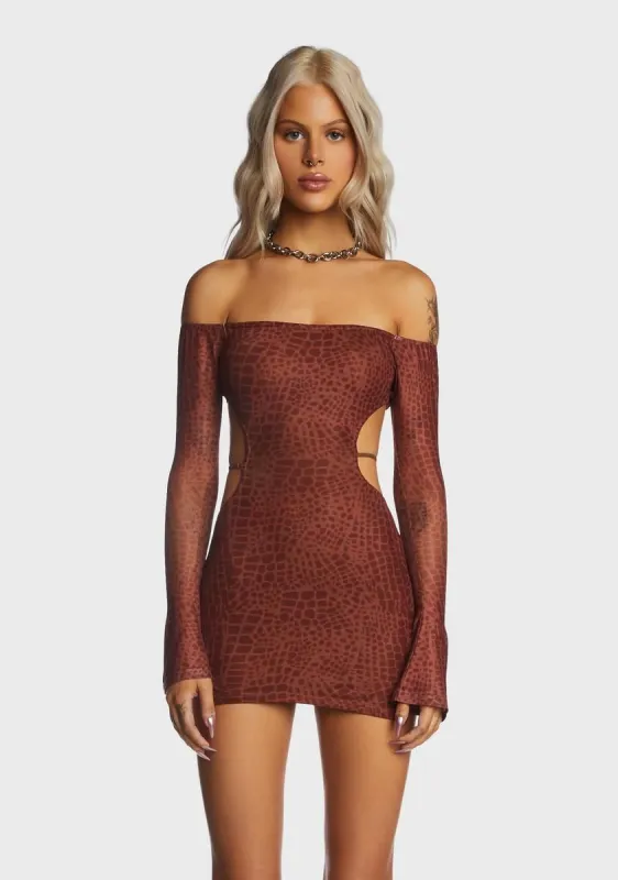 Cocoa Get Some Mesh Mini Dress sold by Dolls Kill
