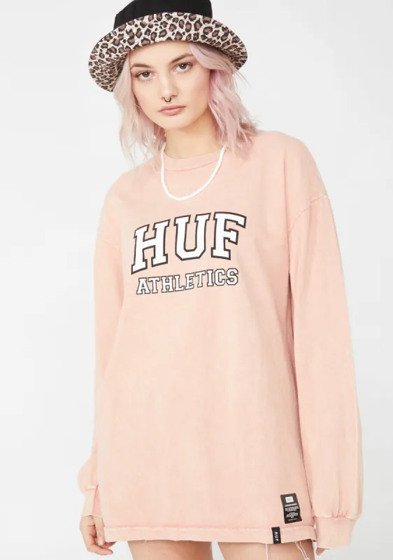 Draft Acid Wash Long Sleeve T-Shirt sold by Dolls Kill