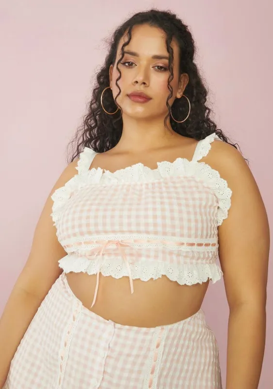 My Slice Of Heaven Gingham Tank sold by Dolls Kill