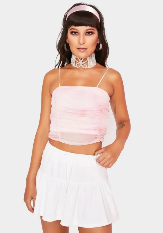 Forever Summer Ruched Tank Top sold by Dolls Kill
