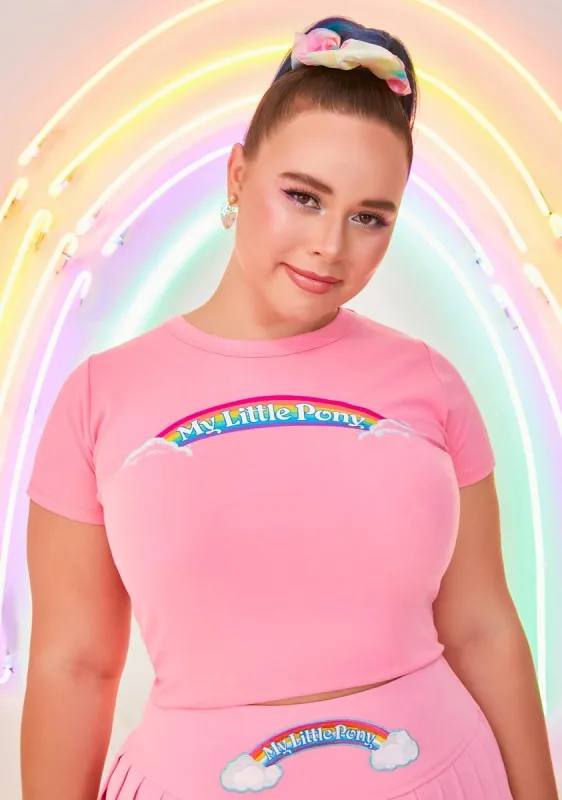 Plus Under The Rainbow Graphic Tee sold by Dolls Kill