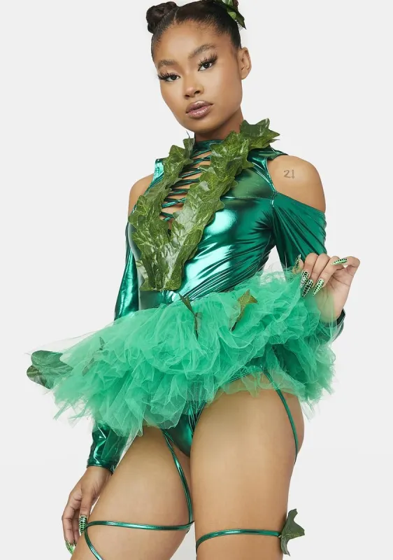 Poisonous Babe Costume Set sold by Dolls Kill