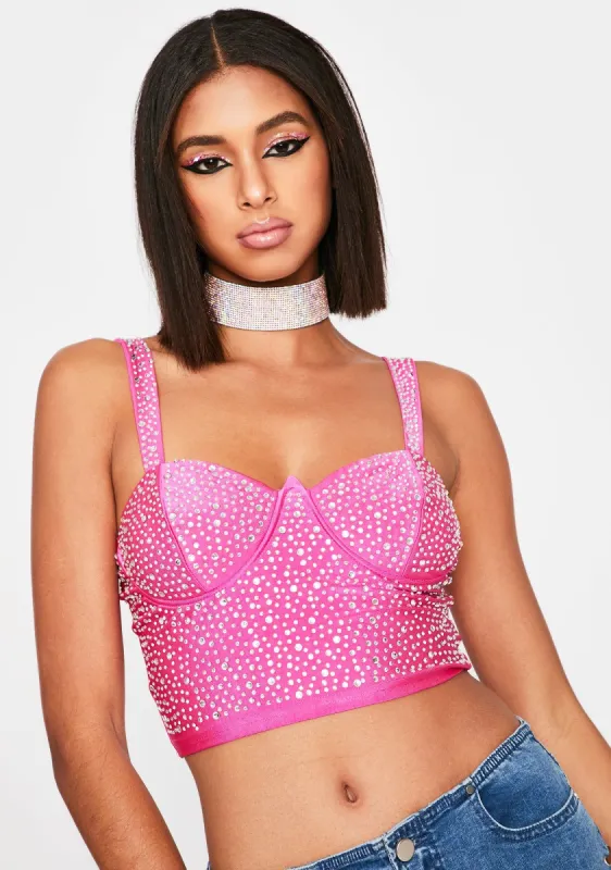 Pouty Princess Crop Top sold by Dolls Kill