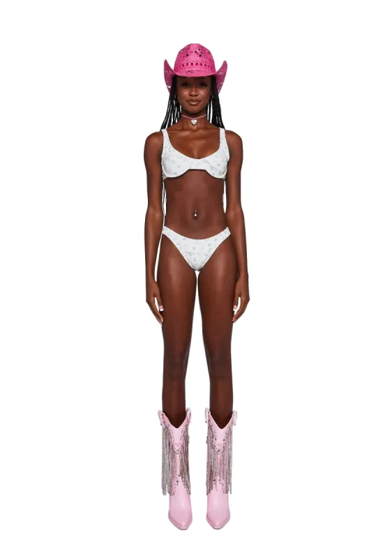 Tickle My Fancy Bikini Set sold by Dolls Kill