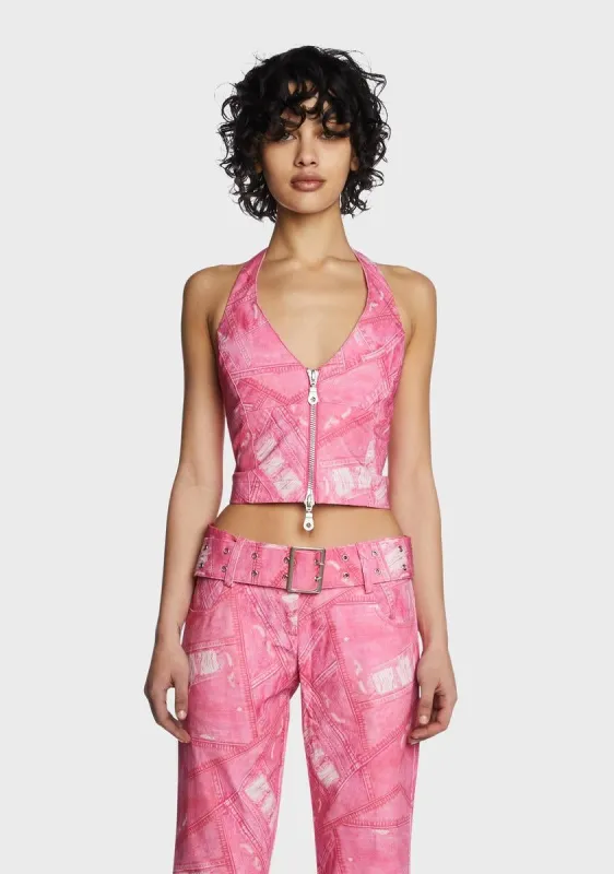 Candy Halter Top sold by Dolls Kill