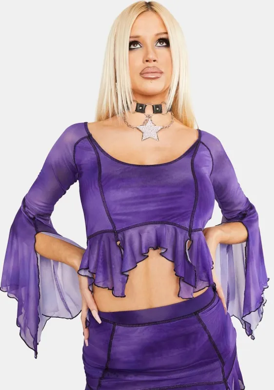 Popstar Personality Crop Top sold by Dolls Kill