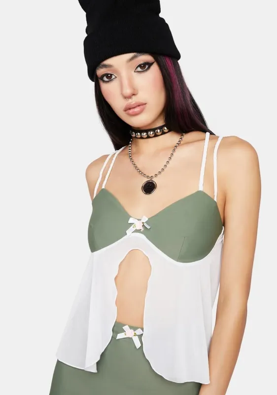 Flirty Fairy Crop Top sold by Dolls Kill