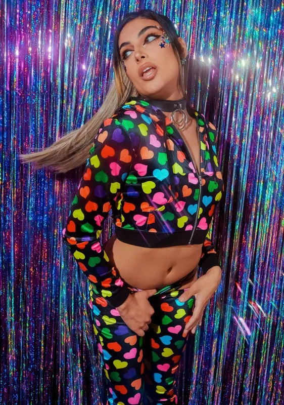 Circle Of Love Velour Hoodie sold by Dolls Kill