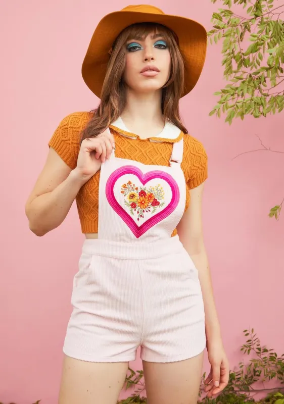 Camp Crush Corduroy Shortalls sold by Dolls Kill