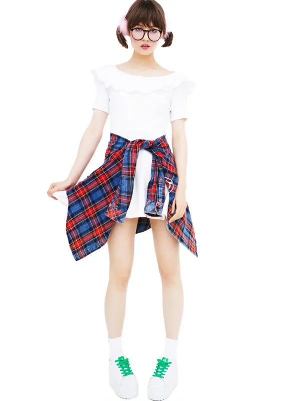 Scallop Sweetheart Dress sold by Dolls Kill