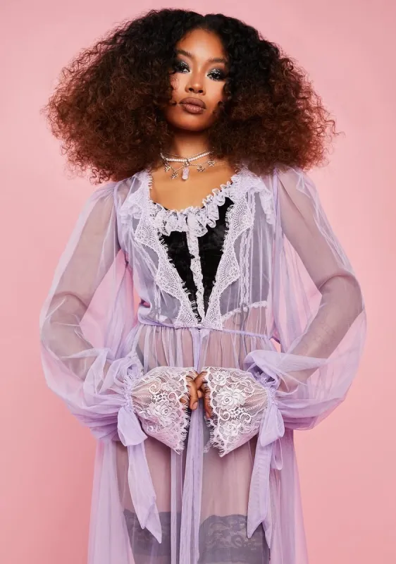 Celestial Signs Sheer Robe sold by Dolls Kill