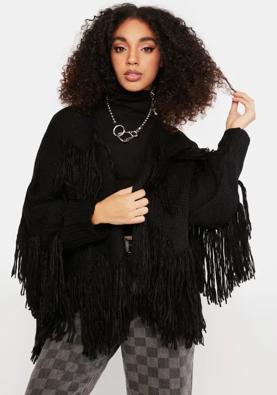 Fun Day Fringe Cardigan sold by Dolls Kill
