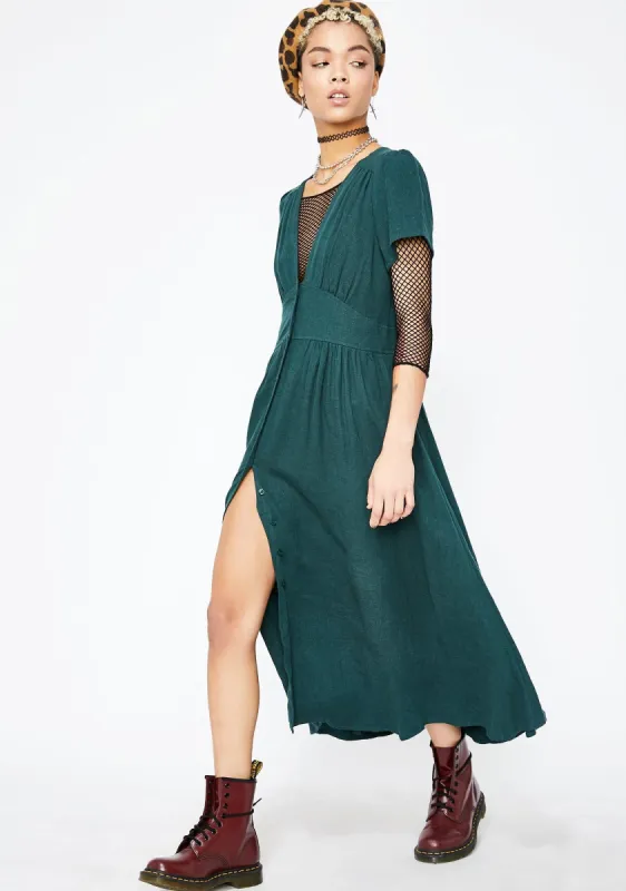 Flowin' Fury Midi Dress sold by Dolls Kill