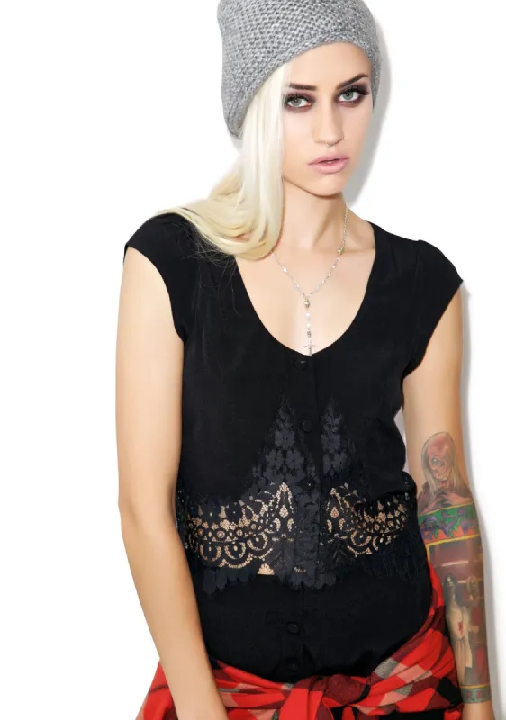 Gilly Girl Crop Top sold by Dolls Kill