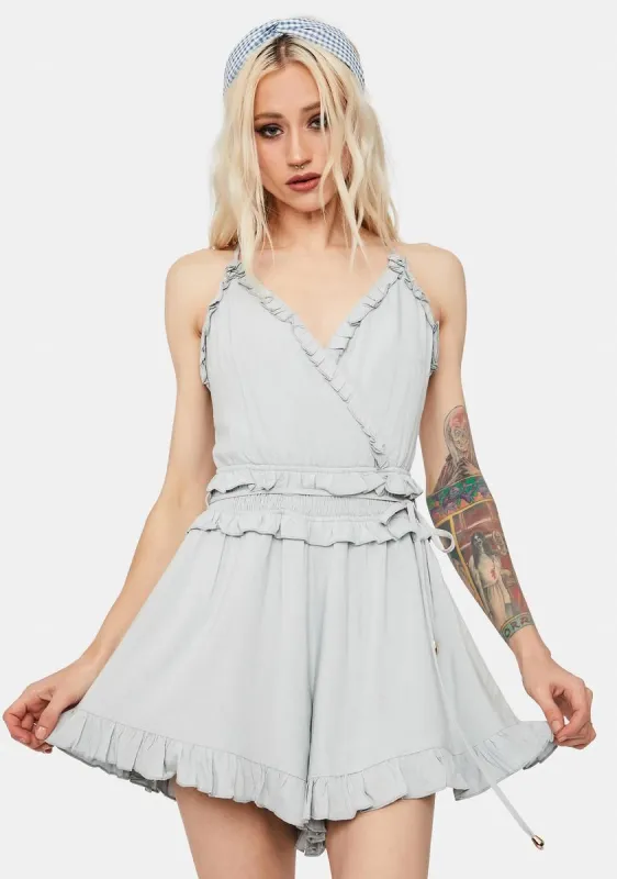 I'm Still Into You Ruffled Romper sold by Dolls Kill