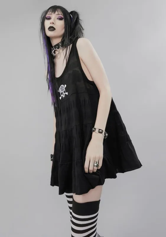 Martyr Me Skull Striped Sweater Dress sold by Dolls Kill
