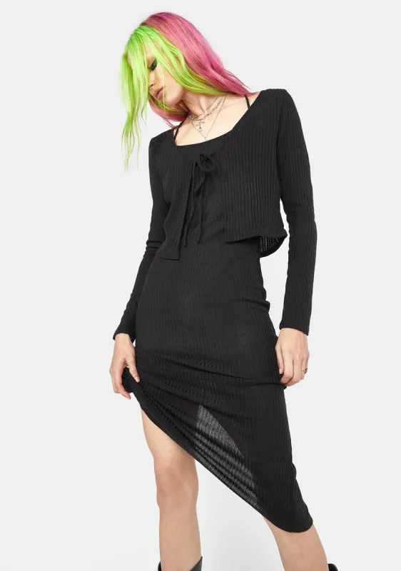 Your Sweetheart Midi Dress Set sold by Dolls Kill