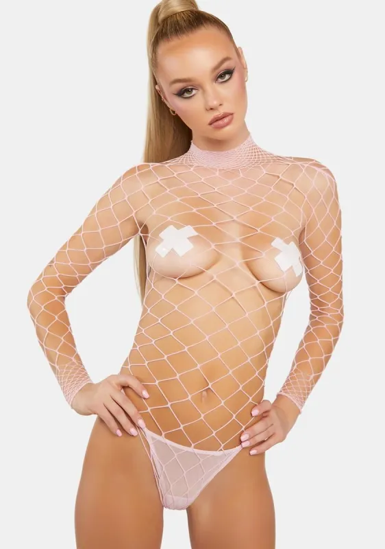 Sweet Dancing All Night Fishnet Bodystocking sold by Dolls Kill
