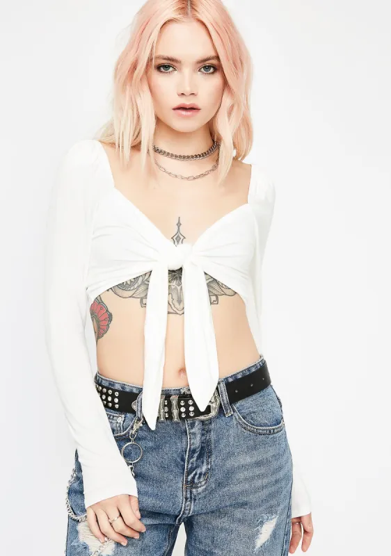 Angel Prize Worthy Crop Top sold by Dolls Kill
