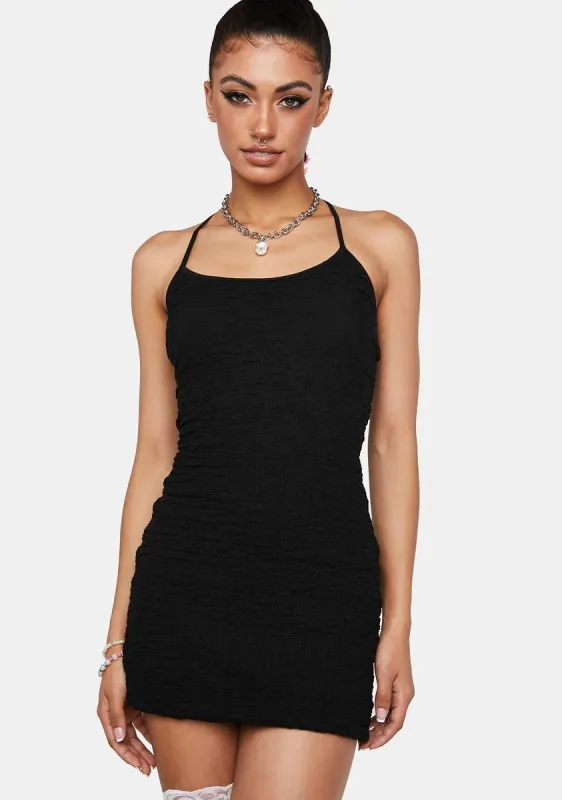 Textured Mini Dress sold by Dolls Kill