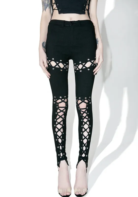 Stitch Me Up Pants sold by Dolls Kill