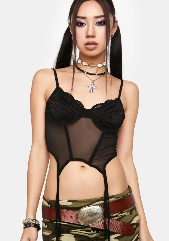 Daria Strap Corset Top sold by Dolls Kill