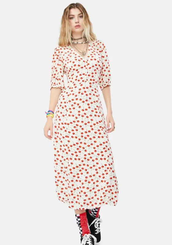 Corey Cherry Dress sold by Dolls Kill