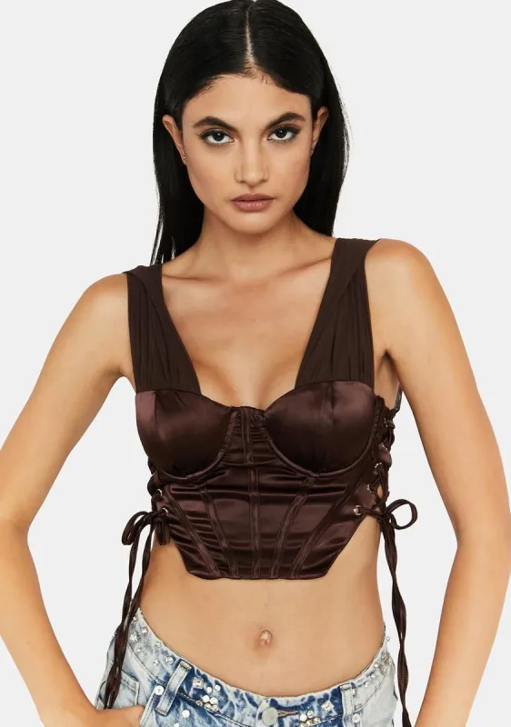 The Way I Feel Corset Top sold by Dolls Kill
