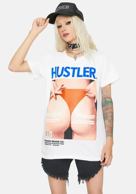 x Hustler Cheeks Graphic Tee sold by Dolls Kill