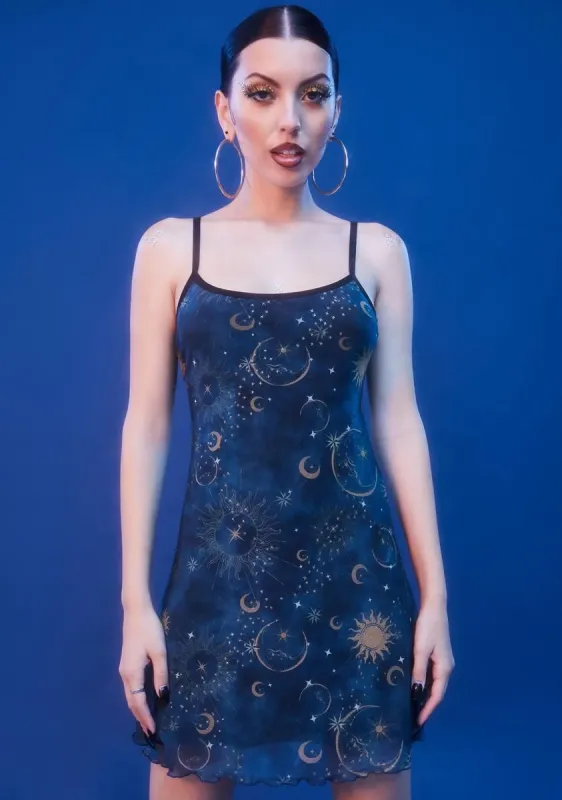 Mystic Matters Slip Dress sold by Dolls Kill