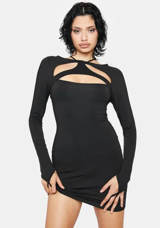 Turns To Light Long Sleeve Dress sold by Dolls Kill