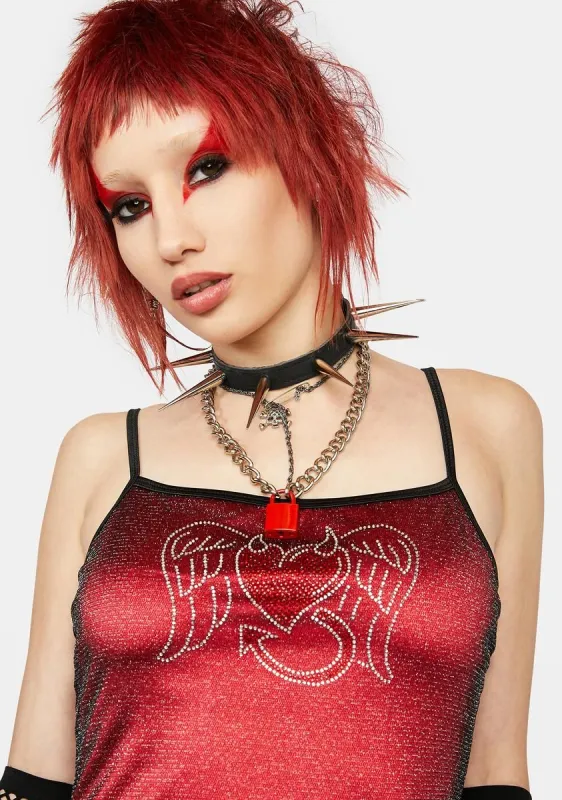 Vamp Angel Mesh Mini Dress sold by Dolls Kill