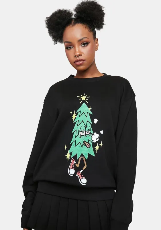 Smoke Tree Sweatshirt sold by Dolls Kill