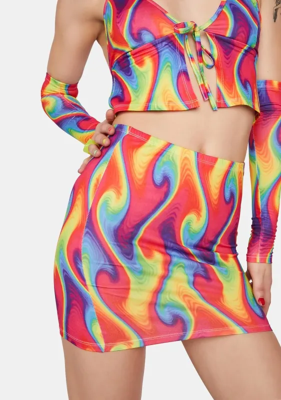 Wild Heat Mini Skirt sold by Dolls Kill