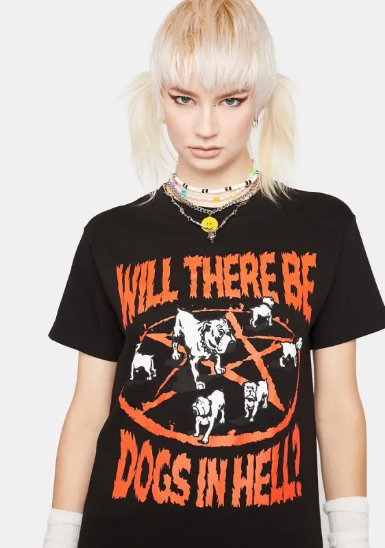 Dogs In Hell Graphic Tee sold by Dolls Kill