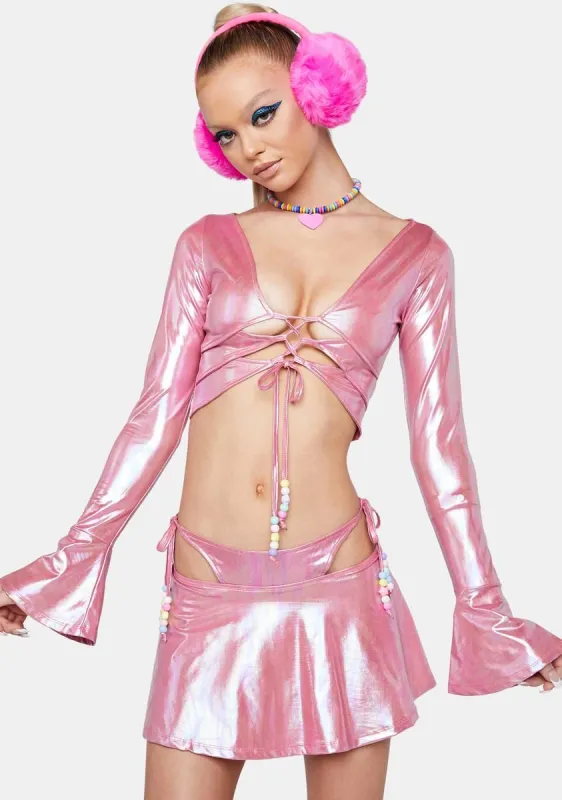 Sleep's For The Weak Crop Top sold by Dolls Kill