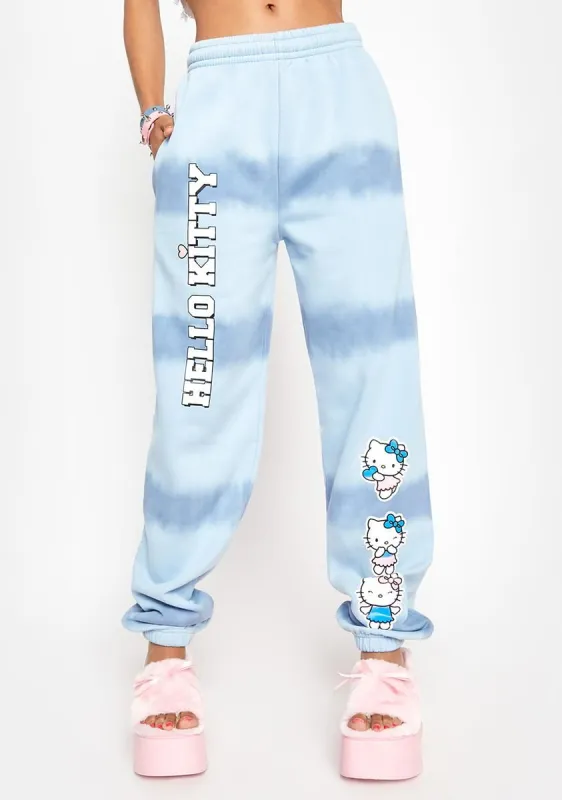 Hello Kitty Tie Dye Joggers sold by Dolls Kill
