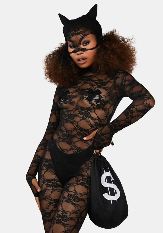 About My Money Cat Burglar Costume sold by Dolls Kill