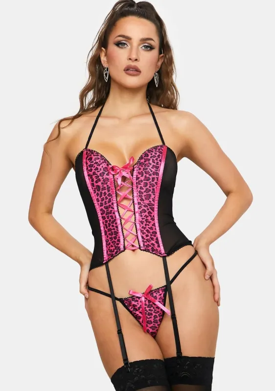 I Want It Meow Bustier Set sold by Dolls Kill