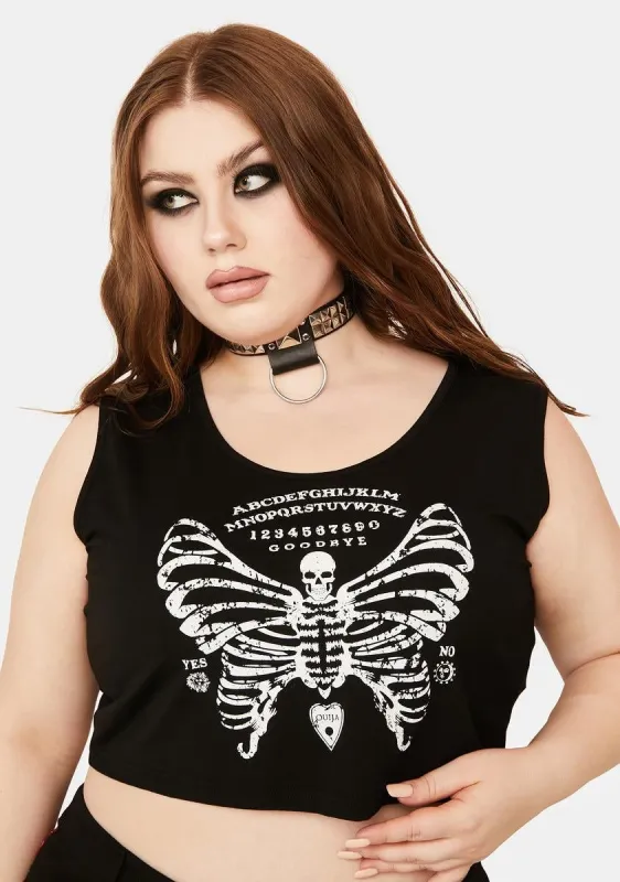 Plus Skeletal Butterfly Tank sold by Dolls Kill