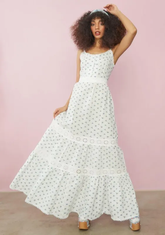 Ur On My Mind Floral Maxi Dress sold by Dolls Kill