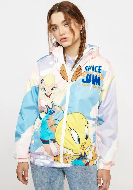 x Looney Tunes Space Jam Windbreaker sold by Dolls Kill