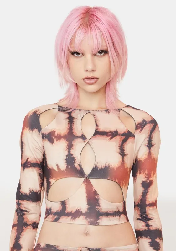 The Illusive Cut-Out Top sold by Dolls Kill