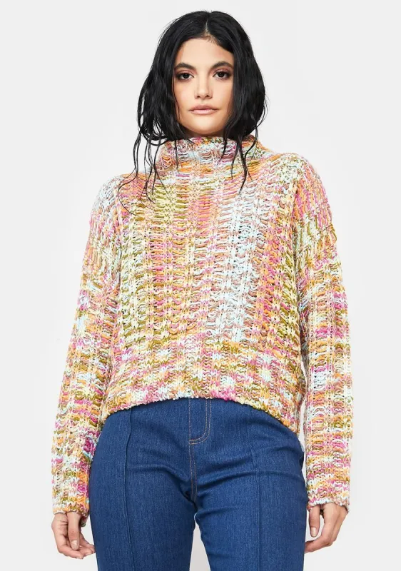 Free Spirit Days Oversized Sweater sold by Dolls Kill