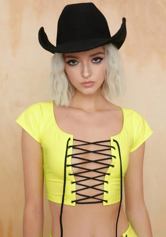 Regrets Only Lace-Up Tee sold by Dolls Kill